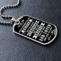 My Son | Braver Stronger Smarter - Dog Tag