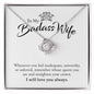 My Badass Wife | My Queen - Love Knot Necklace