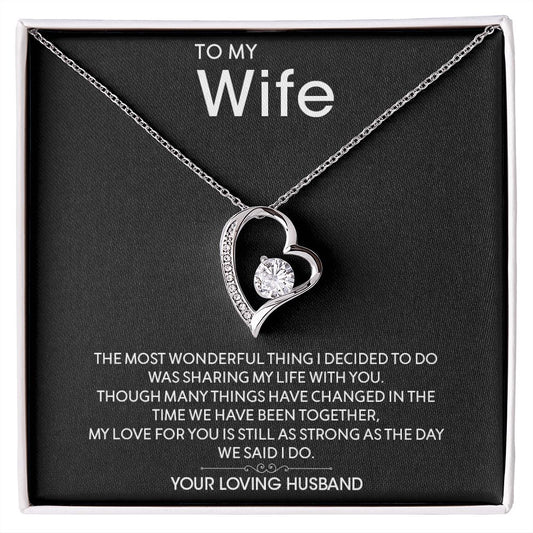 My Wife | My Love Is Strong - Forever Love Necklace
