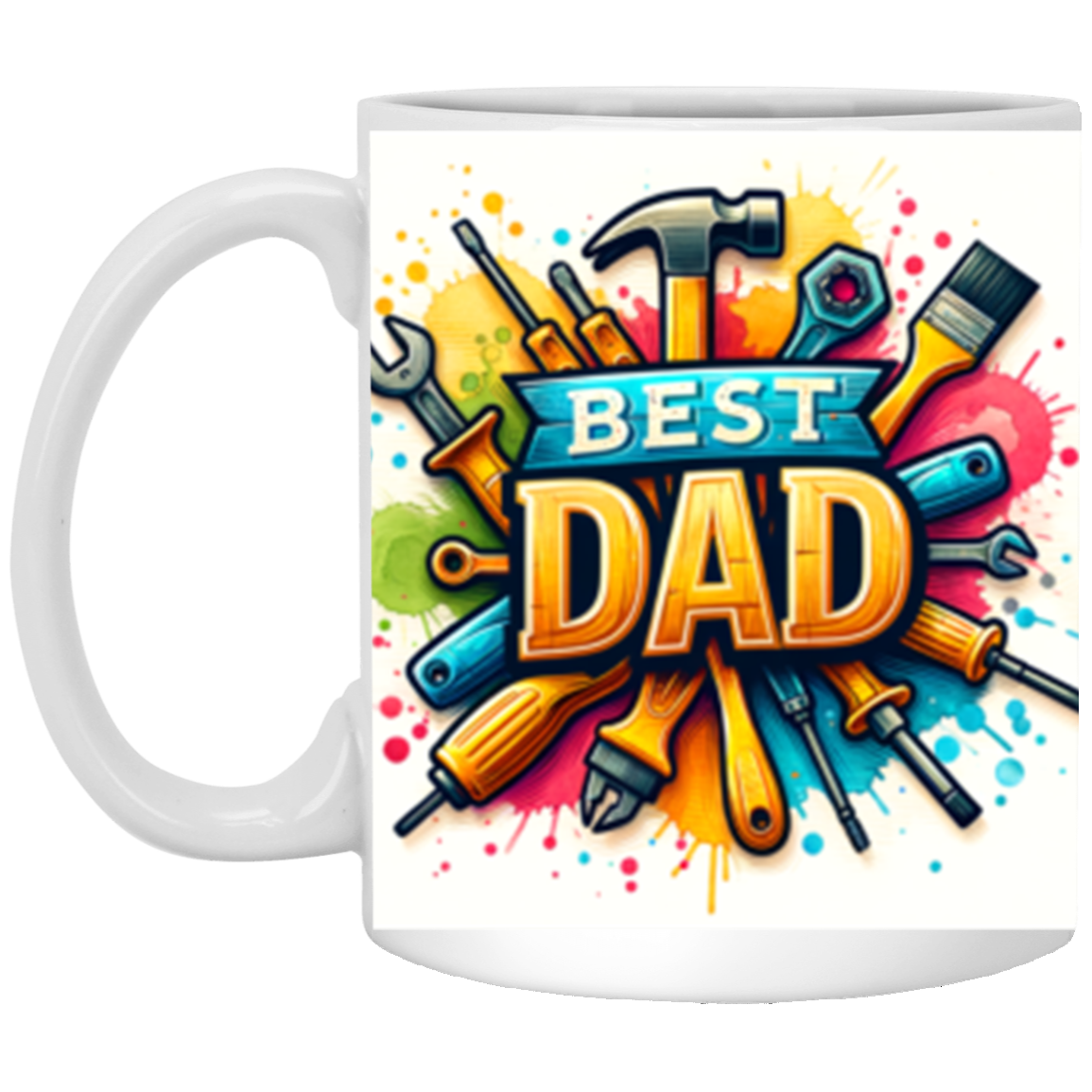 Best Dad Tool 11oz White Mug