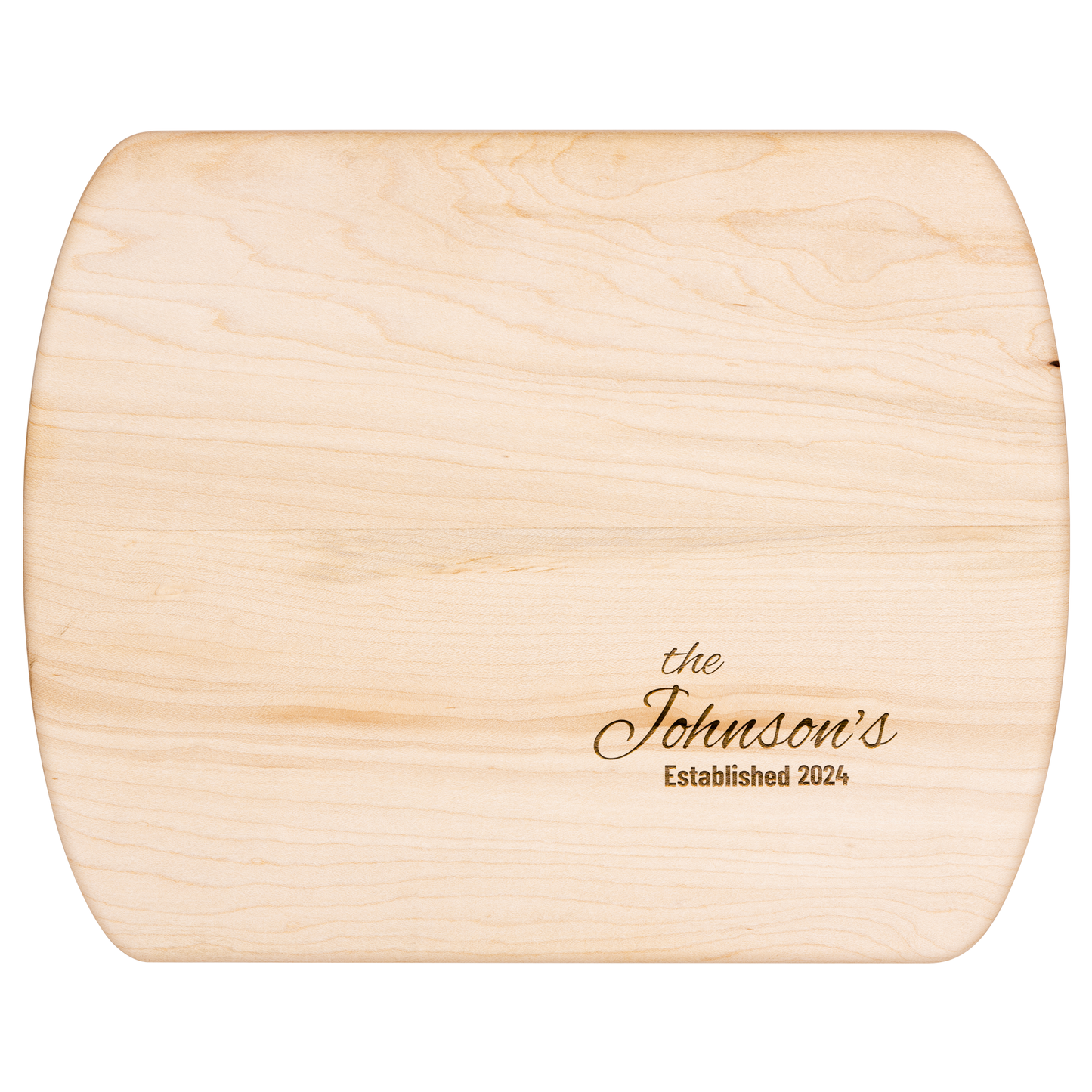 Personalized Family Name Wooden Cutting Board